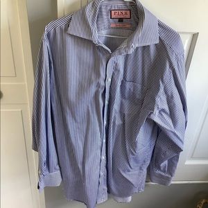 Blue Striped Button Down (PINK brand)